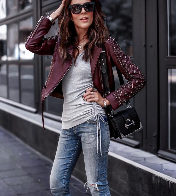 Стильные женские кожаные куртки 2024-2025: модные тренды и фасоны