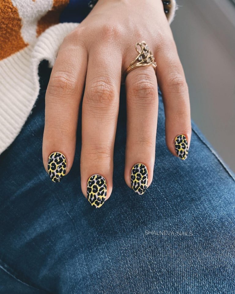 10 стильных идей леопардового маникюра, которые остаются в тренде